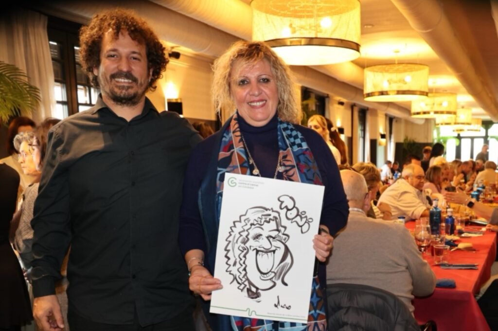 caricaturas en congresos